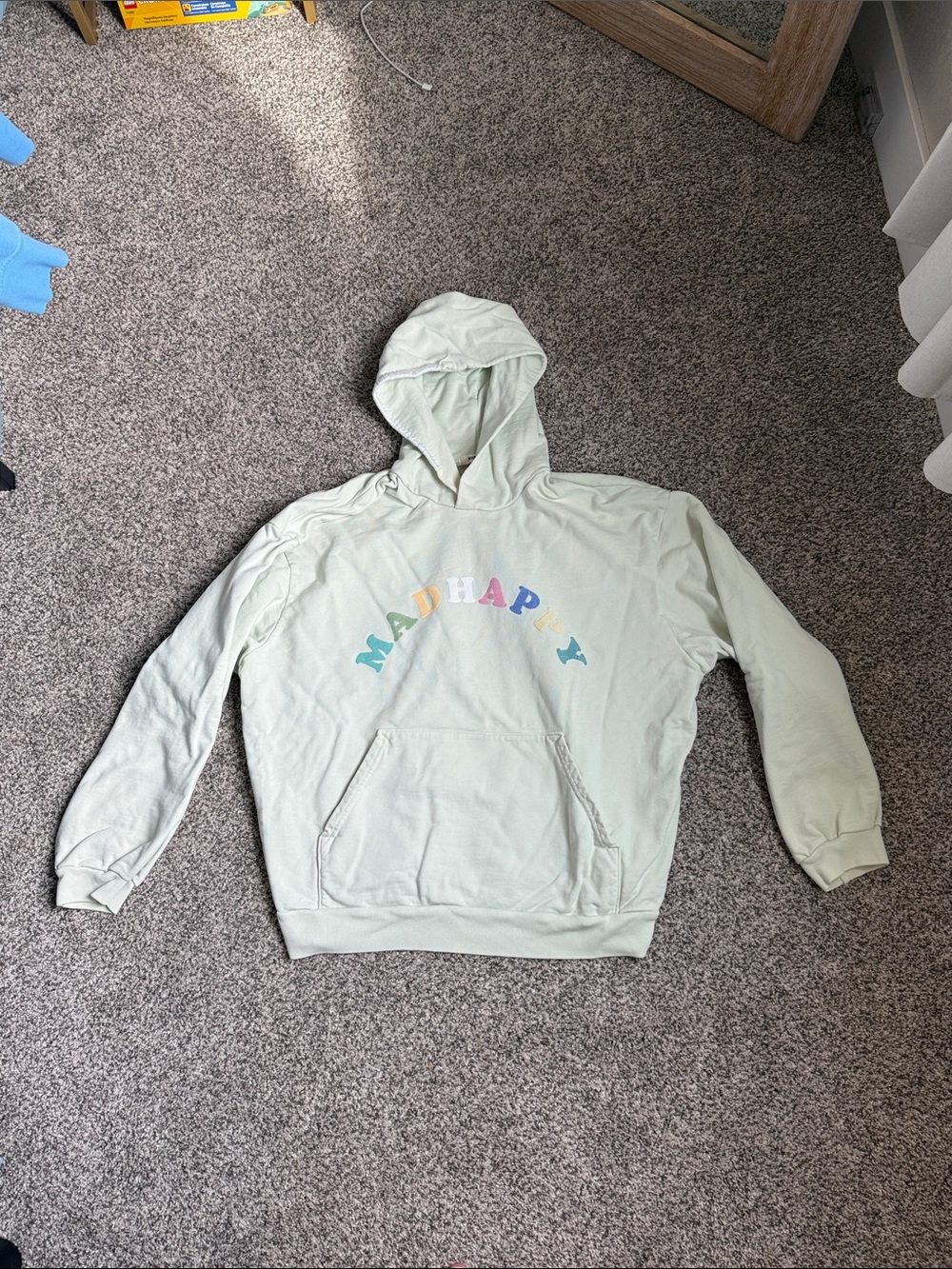 Madhappy Mint Green Hoodie with Pastel Logo